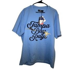 Tampa Bay Rays Pro Standard T-Shirt Men's XL– Blue NWT MLB Premium Tee